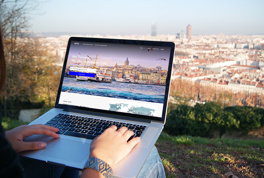 Istanbul Property Management website görünümü