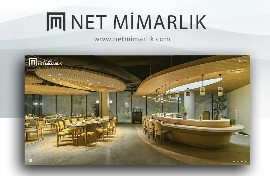 Net Mimarlık website görünümü